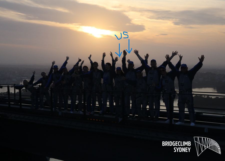 Sydney Harbor Bridge Group Shadow
