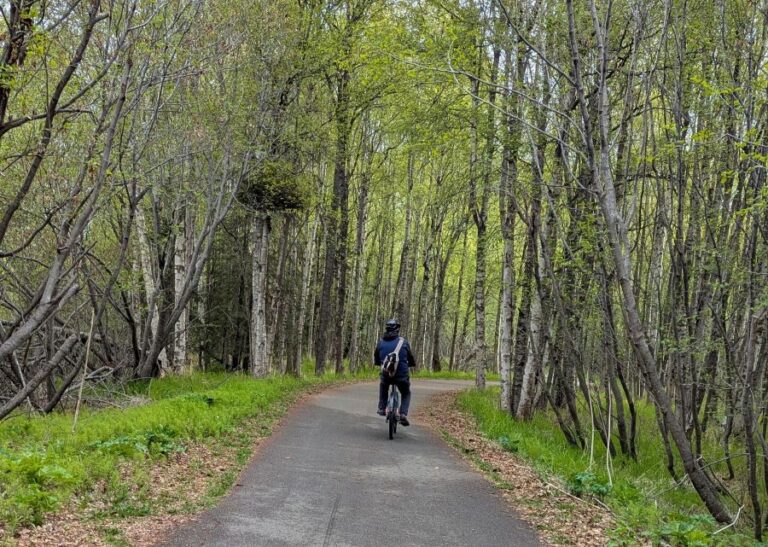 Tony Knowles Trail J biking