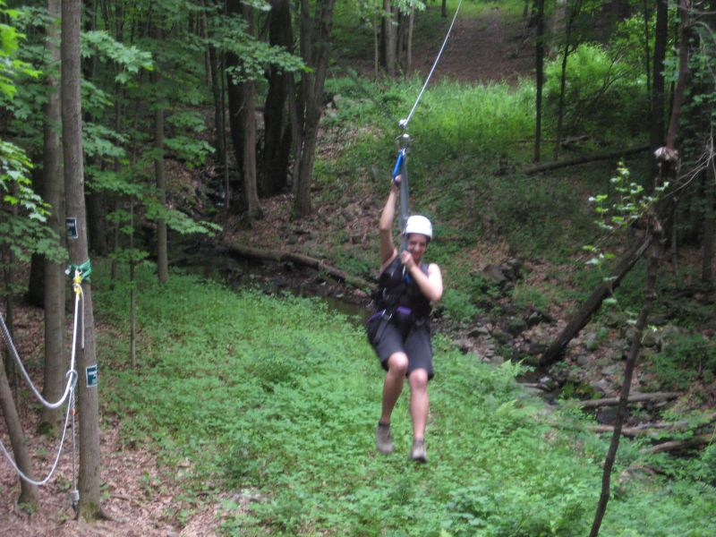 ziplining
