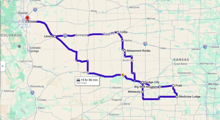 Western Kansas Road Trip Itinerary